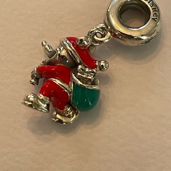 NIB Authentic Pandora x Disney Mickey Mouse Santa dangle charm - Picture 6 of 10